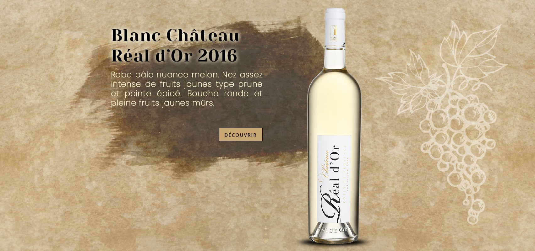 Vin Blanc Château Réal d’Or 2016